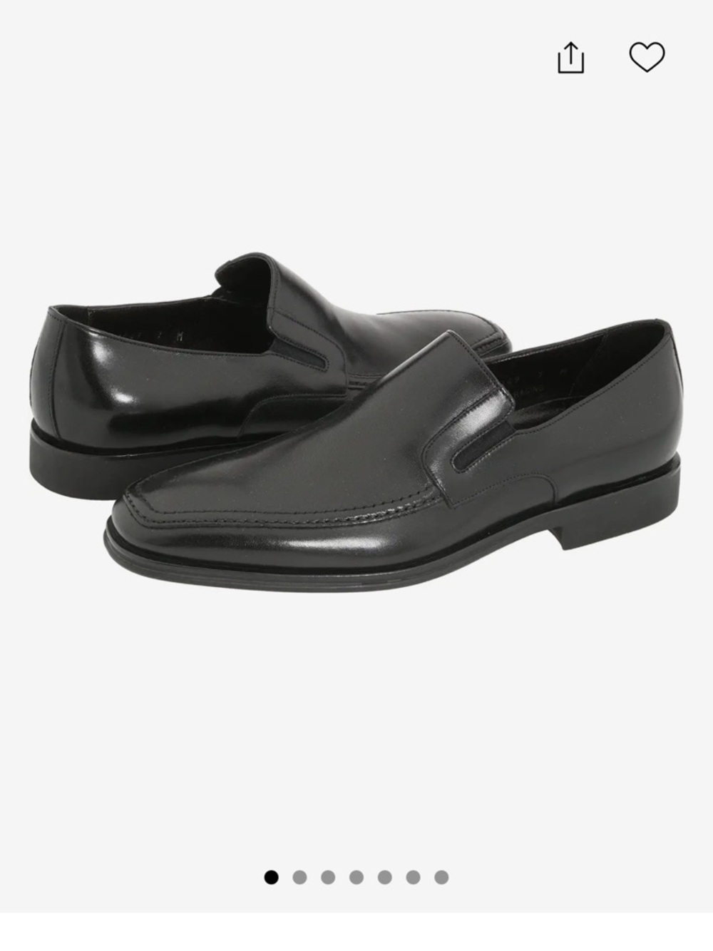 Bruno Magli Leather Slip On Loafers